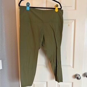 Athleta Ultra High Rise Elation 7/8 Tight Green 2x